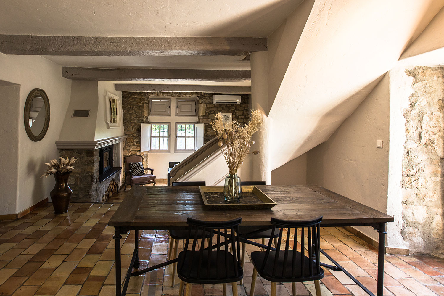 Domaine le C4 : kitchen / living room gîte Lagon