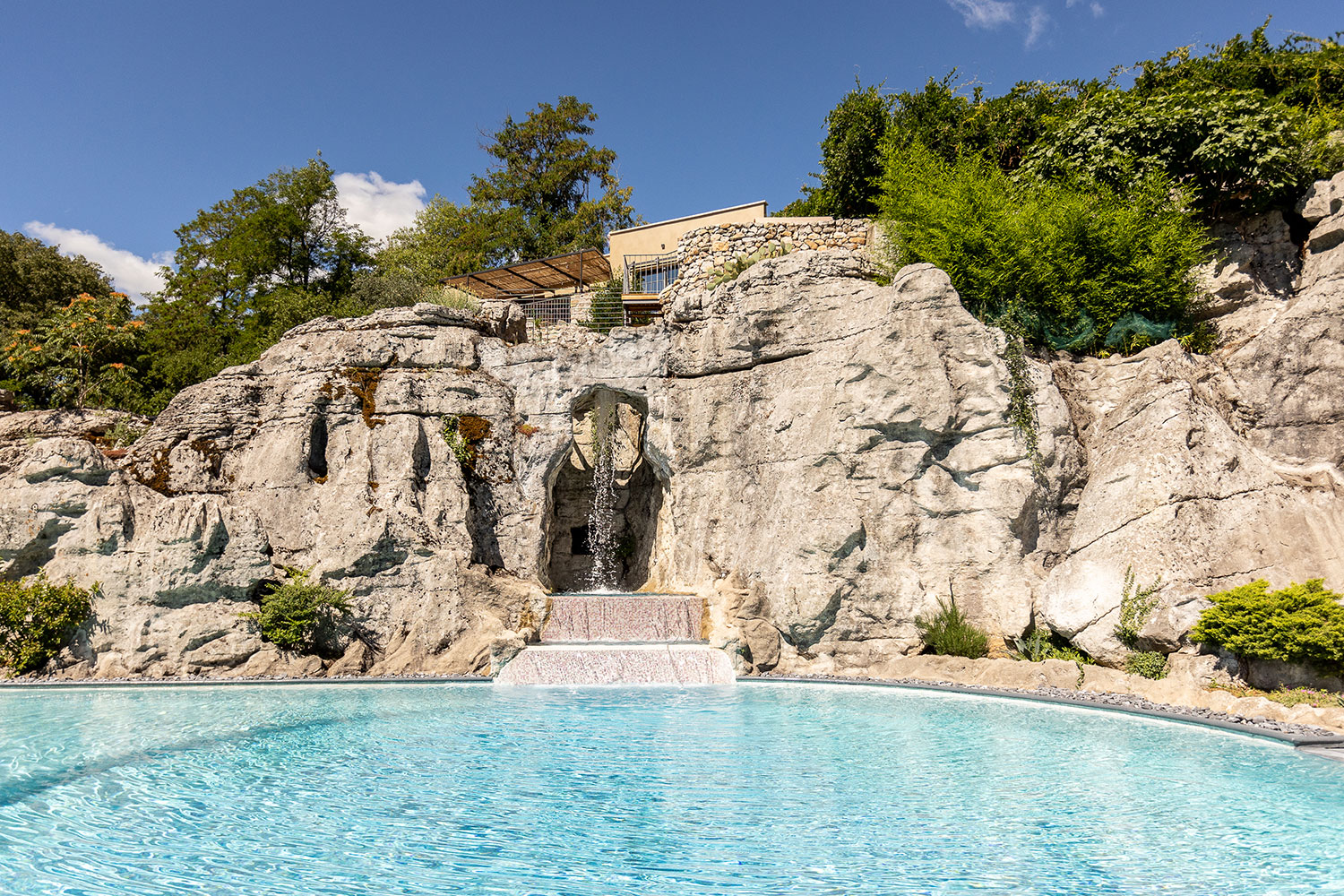 Domaine Le C4 - vue piscine